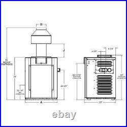 Raypak 266,000 BTU Digital Electronic Ignition Propane Pool Heater