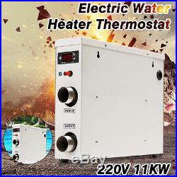 11KW 220V Electric Hot Water Heater Thermostat For Swimming Pool SPA Hot Tub New