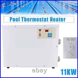 11KW 220V Electric Swimming Pool Water Heater SPA Thermostat Hot Tub US
