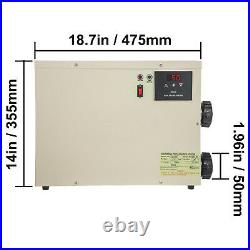 11KW 220V Electric Swimming Pool Water Heater Thermostat Hot Tub Jacuzzi Spa
