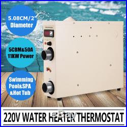 11KW 220V Electric Water Heater Thermostat For Swimming Pool SPA Hot Tub New