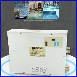 11KW 220V Pool Heater Thermostat Swimming Pool SPA Electric Water Heater Pump
