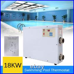 11/15/18KW Electric Swimming Pool Water Heater Thermostat Hot Tub Spa