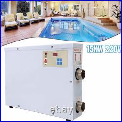 11/15/18KW Electric Swimming Pool Water Heater Thermostat Hot Tub Spa 220V