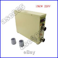 15KW 220V New Swimming Pool Hot Tub Electric Water Heater Thermostat Pool Heater