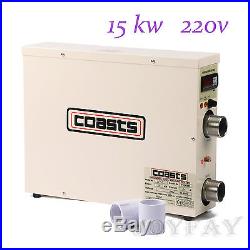 15KW 220V Swimming Pool & SPA Hot Tub Electric Water Heater Thermostat