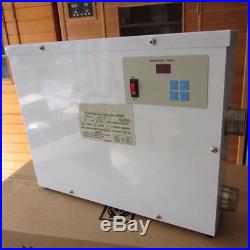 15KW 220V Swimming Pool & SPA hot tub electric water heater thermostat US