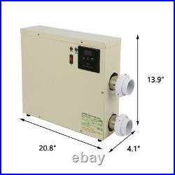 15KW 240V Pool Heater Thermostat Swimming Pool SPA Electric Water Heater Pump