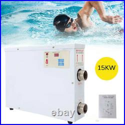 15KW Electric Swimming Pool Thermostat SPA Hot Tub Water Heater 220V US