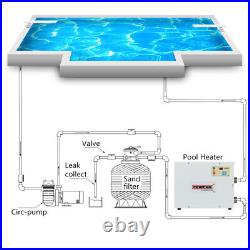 15KW Electric Water Heater Swimming Pool Thermostat SPA Hot Tub 220V