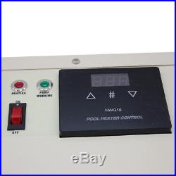 15KW Electric Water Heater Thermostat f/ Swimming Pool & SPA Hot Tub Touchscreen