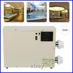 15KW Water Thermostat Eletric Water Heater for Swimming Pool Pond SPA 5CBM New