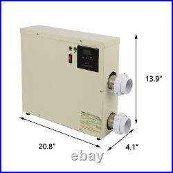 15KW Water Thermostat Eletric Water Heater for Swimming Pool Pond SPA 5CBM New