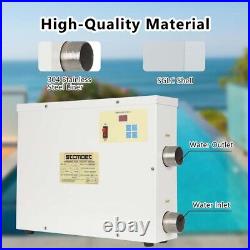 15KW Water Thermostat Heater Swimming Pool Home SPA Electric Water Heater Winter