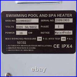 18KW Swimming Pool&SPA Hot Tub Electric Water Heater Thermostat Secure Stable