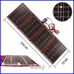 200W 12V Foldable Solar Panel Mono with Inverter Charge Controller DOKIO