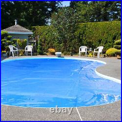 20x40 ft Rectangular Pool Solar Cover 12 Mil Heat Retaining Blanket withCarry Bag