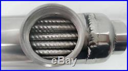 210,000 BTU Stainless Steel Tube and Shell Heat Exchanger for Pools/Spas os
