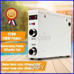 220V 11KW Swimming Pool SPA ElectricWater Heater Tankless Thermostat