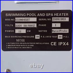 220V 11/15/18KW Electric Swimming Pool Water Heater Thermostat US