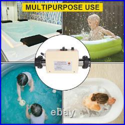 220V 3000W Swimming Pool Thermostat Electric SPA Heater Bathtub Heating Pump