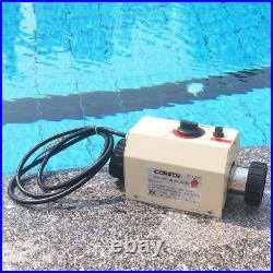 220V 3KW Swimming Pool SPA Heater Electric Water Heating Thermostat Machine