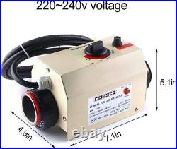 220V 3KW Water Heater Thermostat Swimming Pool Thermostat SPA Bath Pool Heater