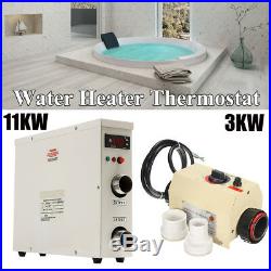 220V 3KWith11KW Swimming Pool SPA Hot Tub Electric Water Heater Thermostat