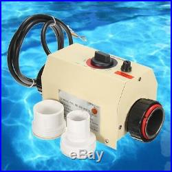 220V 3KWith11KW Swimming Pool SPA Hot Tub Electric Water Heater Thermostat