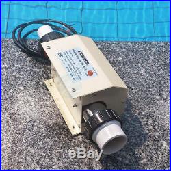 220V Swimming Pool Bath SPA Heater Electric Heating Thermostat Water Heater 3KW