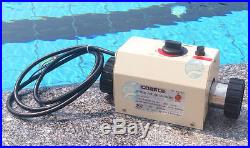220V Swimming Pool SPA Heater Electric Heating Thermostat Pool Heater 3KW
