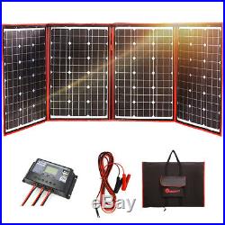 220W 18 V Flexible Foldong Solar Panel +Controller Super Light Kit Camping Mono