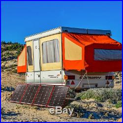 220W 18 V Flexible Foldong Solar Panel +Controller Super Light Kit Camping Mono