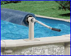24' AquaSplash Pro Solar Cover/Blanket Reel System For Aboveground Swimming Pool