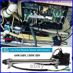 26-C3160-1S 6kW Low-Flow PDR Titanium Heater with Sensors for Hot Spring/Watkins