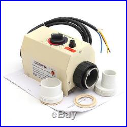 2KW 220V Swimming Pool & Bath SPA Hot Tub Electric Water Heater Thermostat