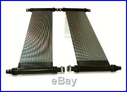 (2) 1'x4' Maytronics Miser II Above Ground Swimming Pool Solar Heater with Bypass