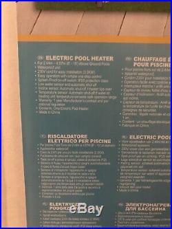 2.2KW INTEX Electric Pool Heater Pump Ground Pools Swimming Pool Heating IN HAND