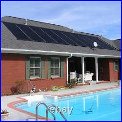 2 Ft. X 20 Ft. 40 Sq. Ft. Pool Solar Panels Solar Heater System above Ground