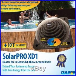 2 GAME SolarPRO XD1 AquaQuik Pool Solar Heater Heating Coil with Bypass Kit