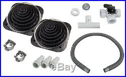 (2) XD1 Solar Powered Add-On Heater w. Bypass Kit for Aboveground Swimming Pools
