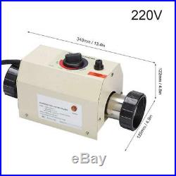 3000W Swimming Pool Bath SPA Heater Electric Water Hot Heating Thermostat 220V
