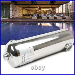 304 Stainless Steel Heat Recovery Pool Heater Exchanger For Swimming Pools Spas