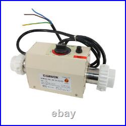3KW 220V Electric Swimming Pool Heater SPA Water Bath Hot Tub Thermostat Heater