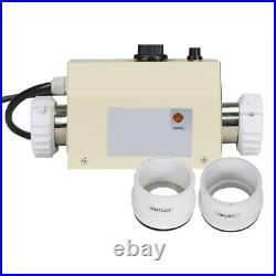 3KW 220V Electric Swimming Pool Water Heater Thermostat Hot Tub SPA Bath Home