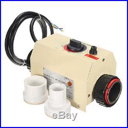 3KW 220V Swimming Pool & Bath SPA Hot Tub Electric Water Heater Thermostat