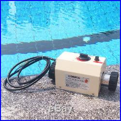 3KW 220V Swimming Pool Heater And Bathtub Electric Water Heating Thermostat