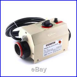 3KW 220V Swimming Pool SPA Bath Hot Tub Electric Water Heater Heating Thermostat