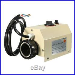 3KW 50/60Hz Electric Water Heater Thermostat for Swimming Pool SPA Hot Tub 240V