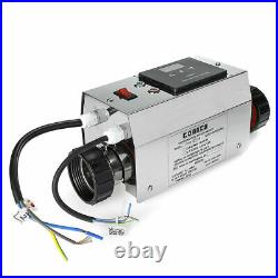 3KW Electric Water Heater Adjustable Thermostat for Swimming Pool SPA Hot Tub